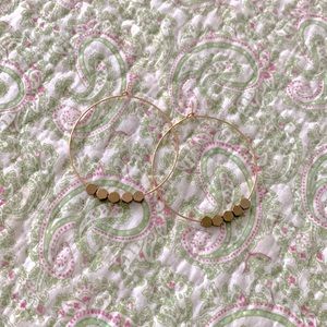 Natalie Borton bronze hoops